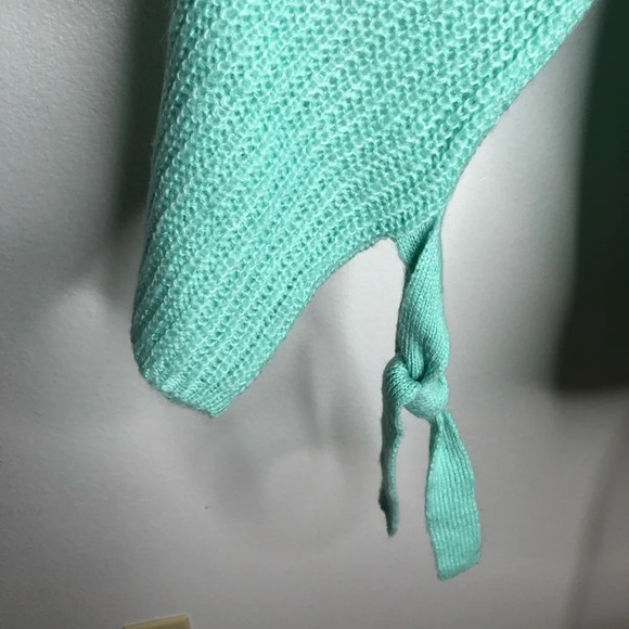 Project Naadam sweater mint green. Size S.  Cozy - Picture 3 of 5